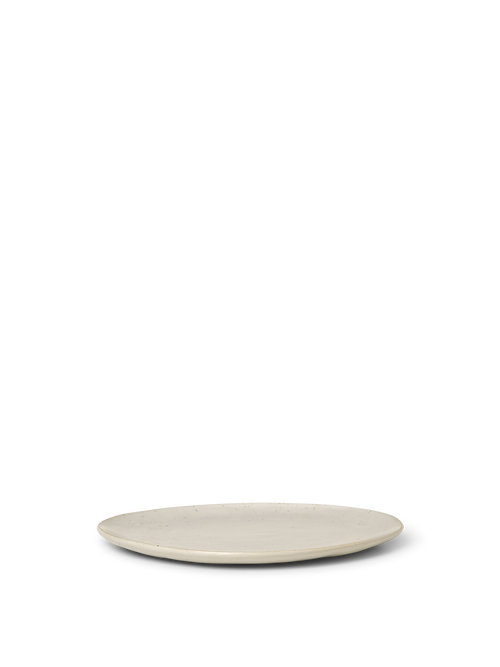 ferm LIVING Flow Plate Medium – Off-white Speckle
