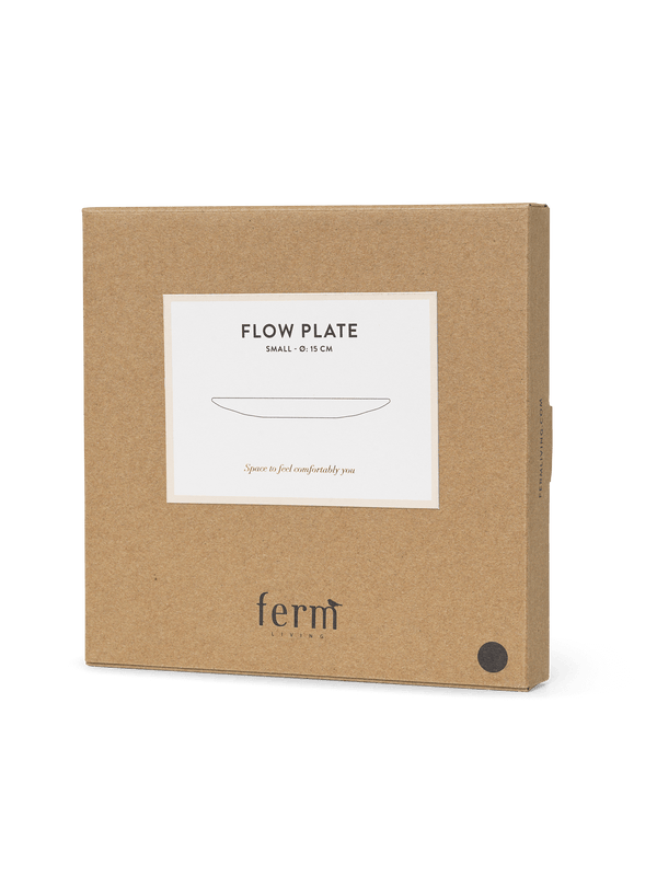 ferm LIVING Flow Plate Small – Black