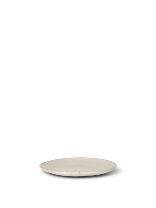 ferm LIVING Flow Plate Small – Off-white Speckle