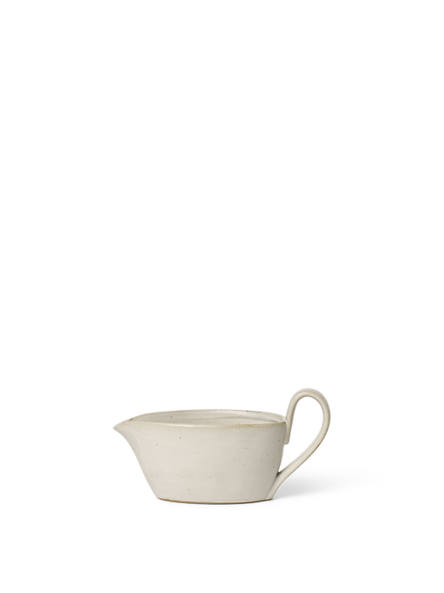 ferm LIVING Flow Sauce Boat – Off-white Speckle