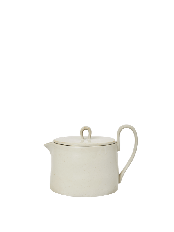 ferm LIVING Flow Teapot – Off-white Speckle