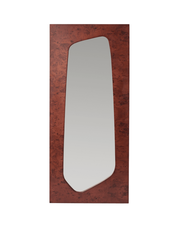 ferm LIVING Folia Mirror H135 cm – Dark Stained Burl