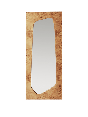 ferm LIVING Folia Mirror H135 cm – Natural Burl