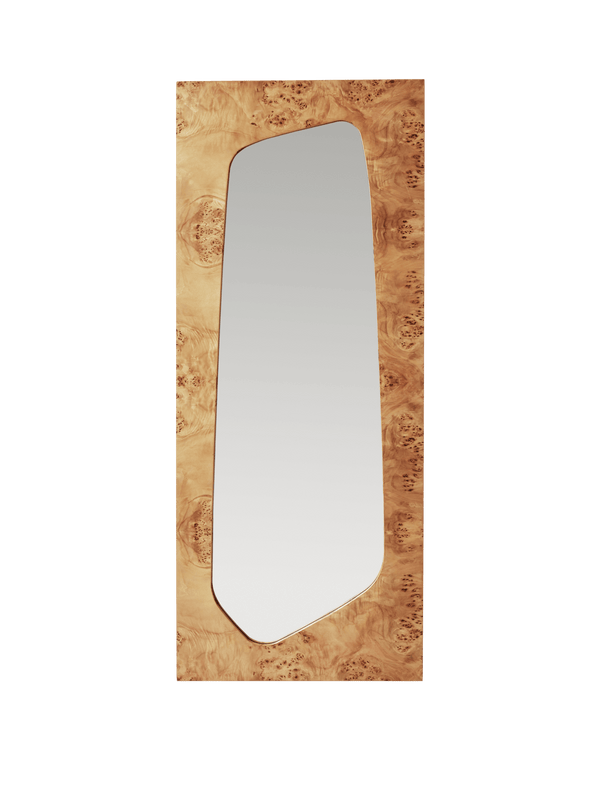 ferm LIVING Folia Mirror H135 cm – Natural Burl