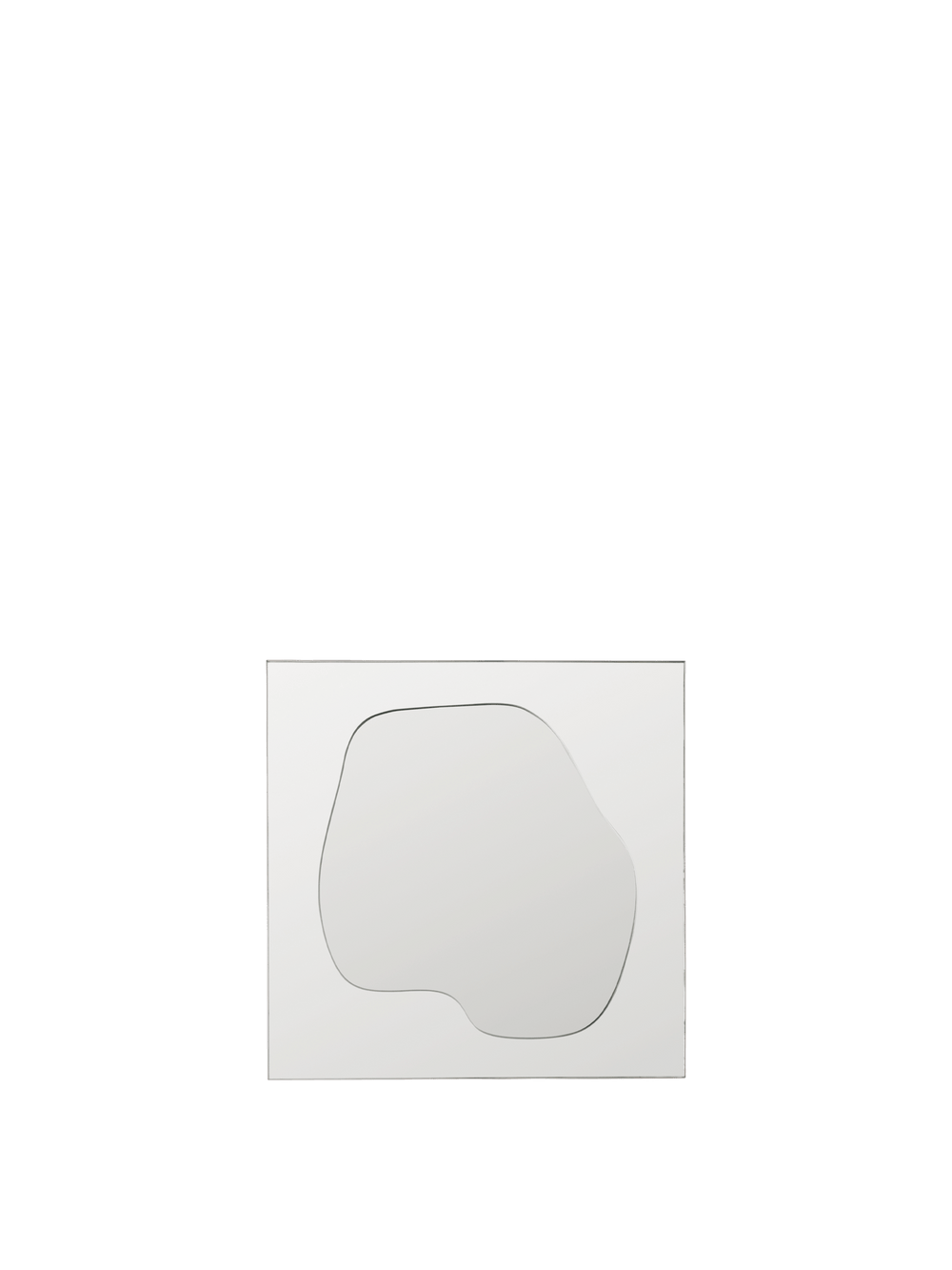 ferm LIVING Folia Mirror H45 cm – Silver