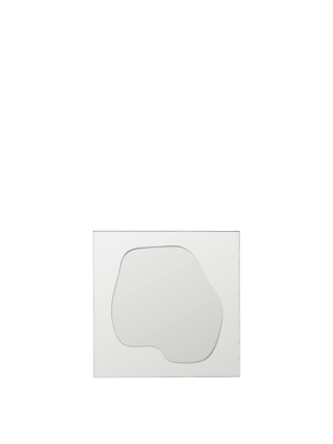 ferm LIVING Folia Mirror H45 cm – Silver