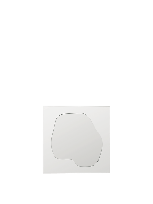 ferm LIVING Folia Mirror H45 cm – Silver