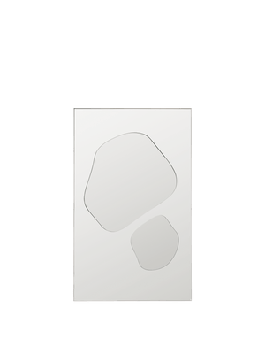 ferm LIVING Folia Mirror H82 cm – Silver