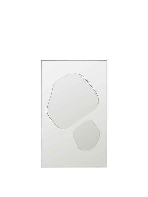 ferm LIVING Folia Mirror H82 cm – Silver