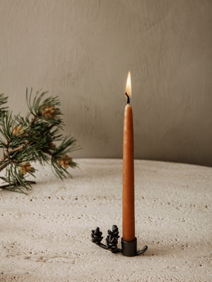 ferm LIVING Forest Candle Holder – Black Brass