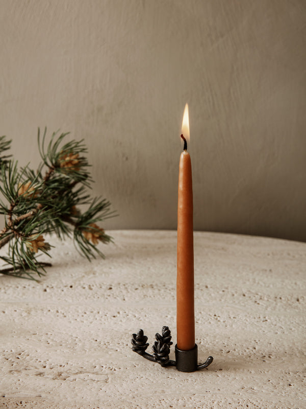 ferm LIVING Forest Candle Holder – Black Brass