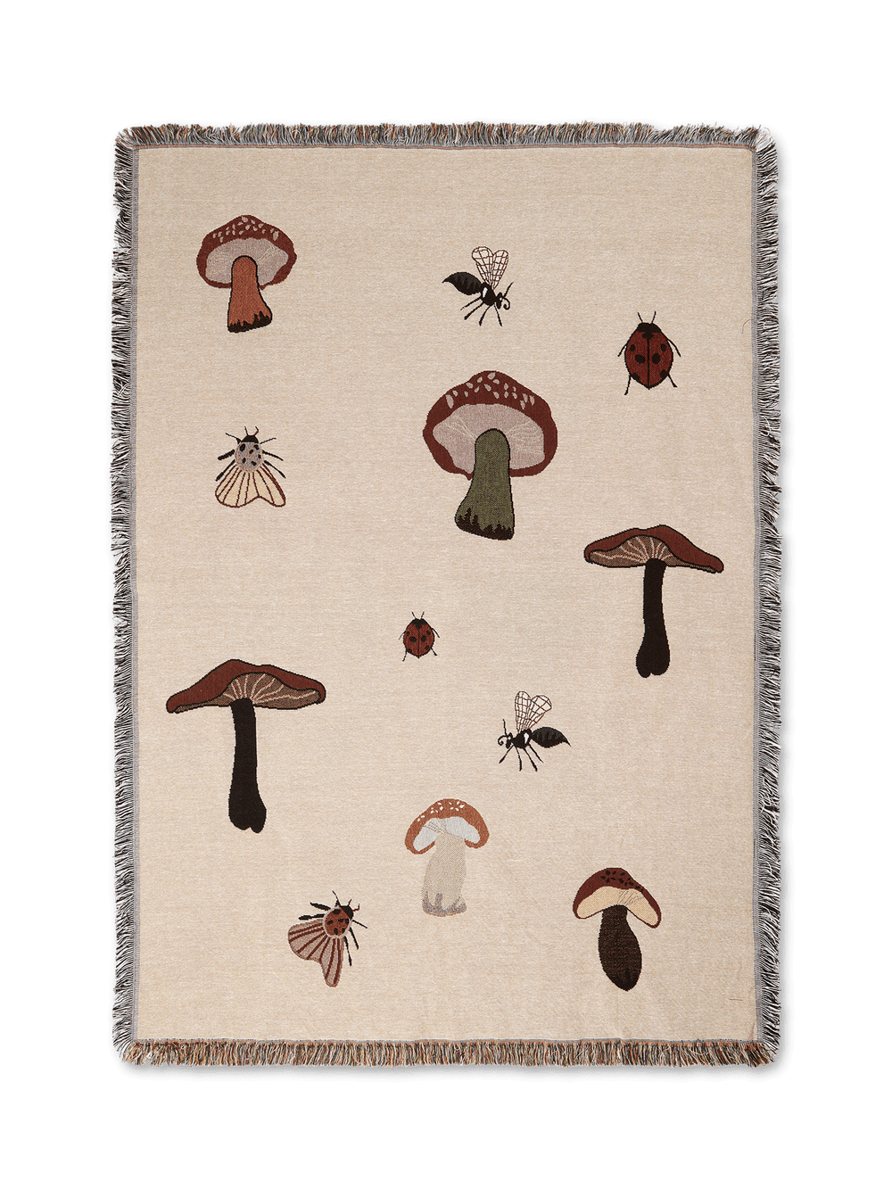 ferm LIVING Forest Tapestry Blanket – Sand