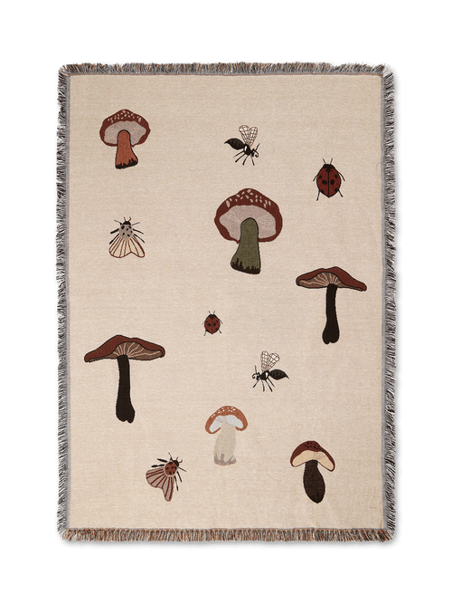 ferm LIVING Forest Tapestry Blanket – Sand