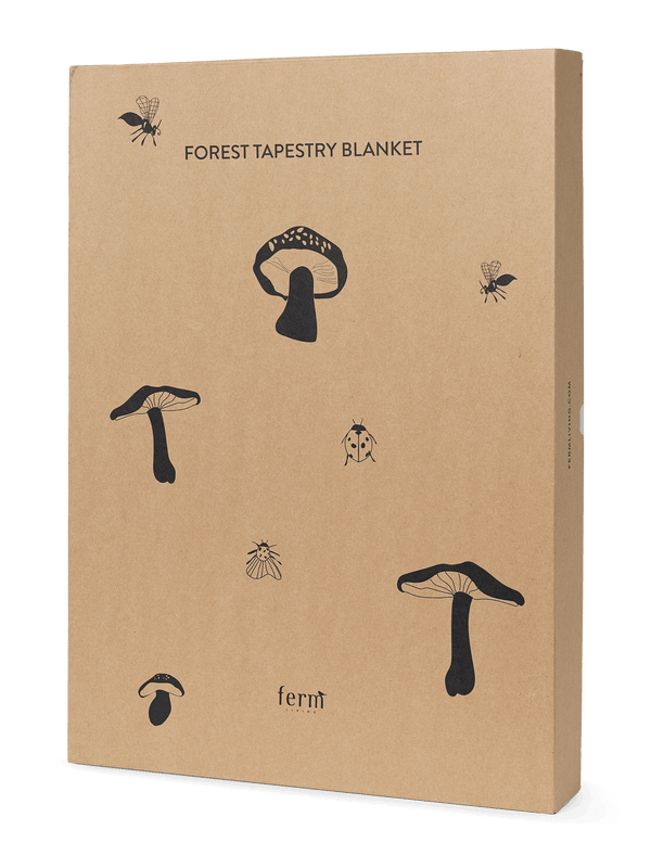 ferm LIVING Forest Tapestry Blanket – Sand