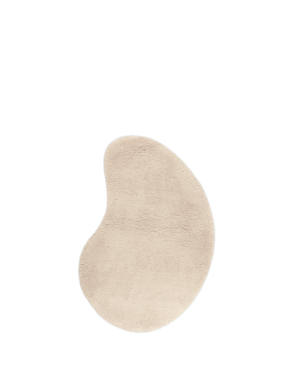 ferm LIVING Forma Wool Rug Small 103 x 155 cm – Off-white