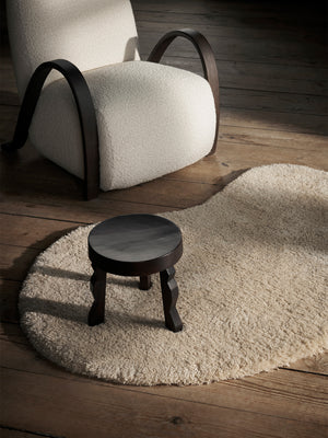 ferm LIVING Forma Wool Rug Small 103 x 155 cm – Off-white