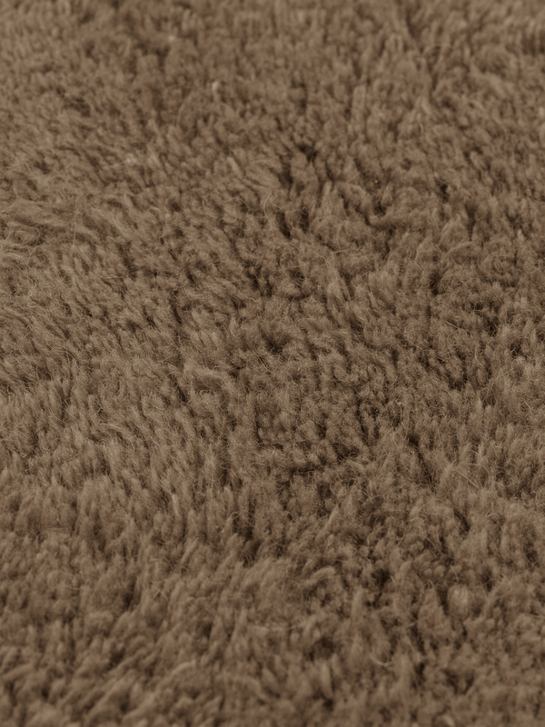 ferm LIVING Forma Wool Rug Small 103 x 155 cm – Ash Brown