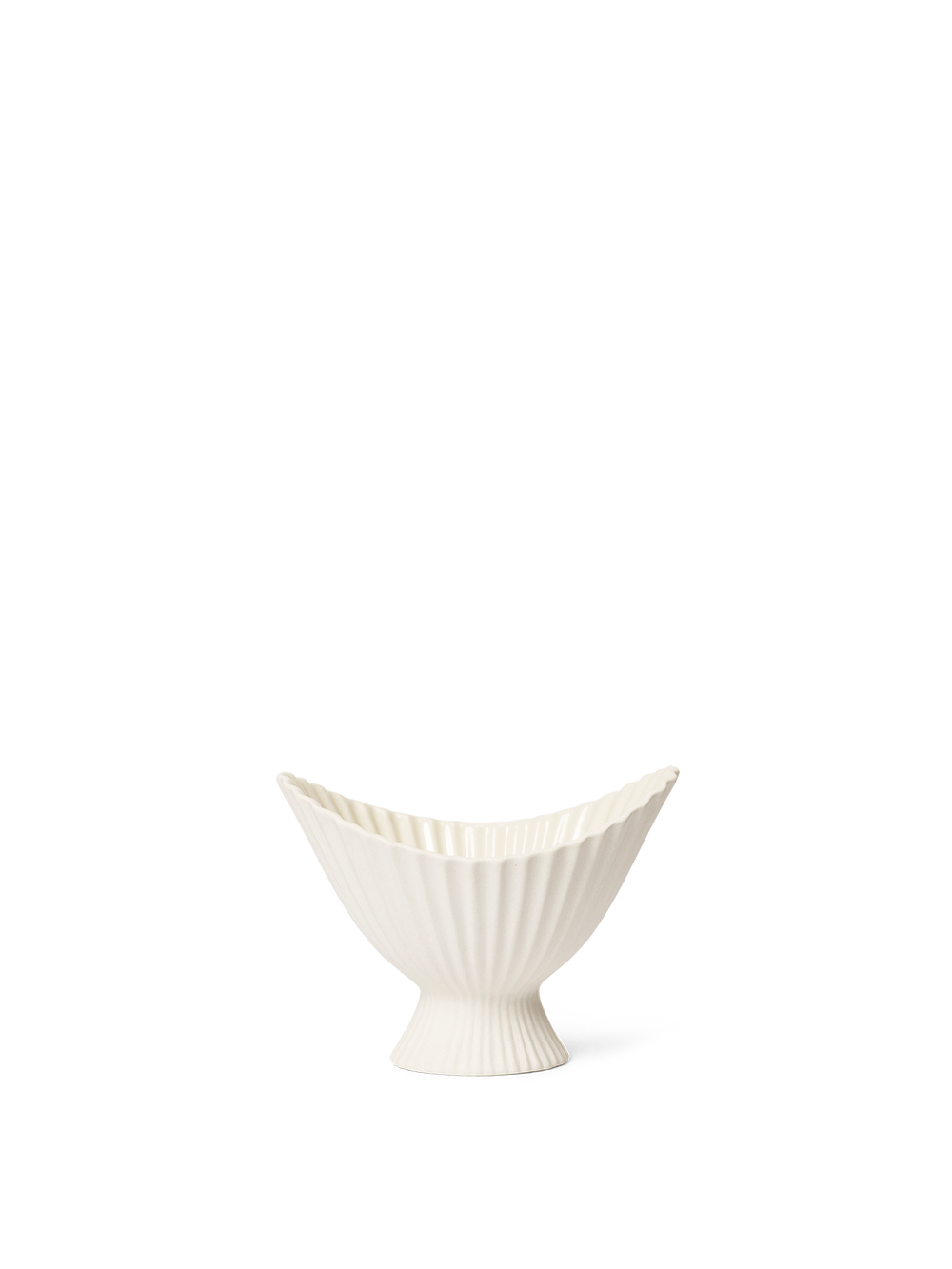 ferm LIVING Fountain Bowl 19 cm – Off-White