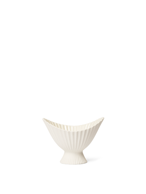 ferm LIVING Fountain Bowl 19 cm – Off-White
