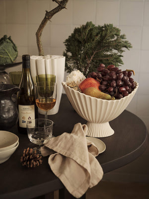 ferm LIVING Fountain Bowl 19 cm – Off-White
