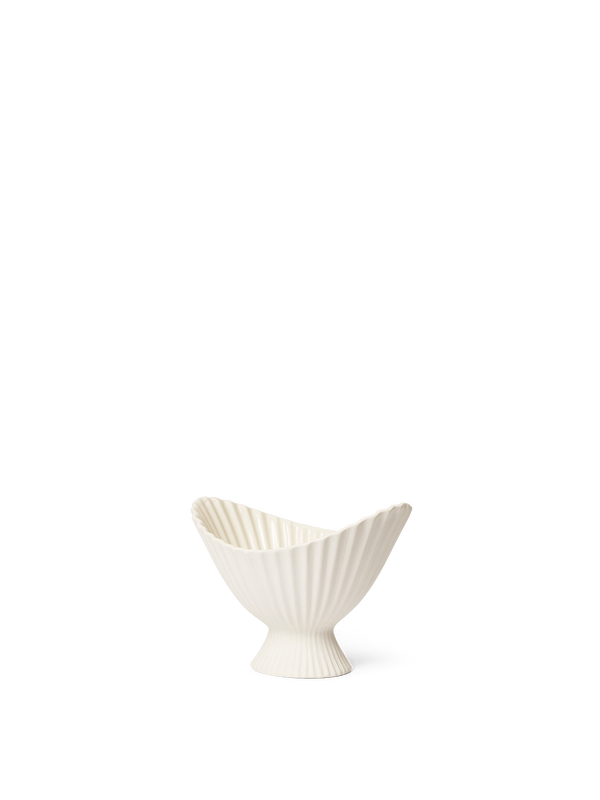 ferm LIVING Fountain Bowl 19 cm – Off-White
