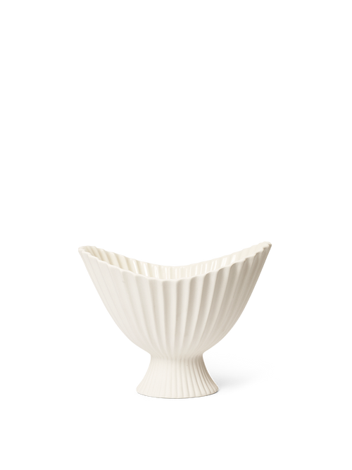 ferm LIVING Fountain Bowl 28 cm – Off-White