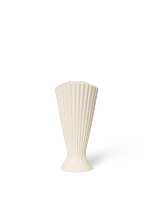 ferm LIVING Fountain Vase H20 cm – Off-White