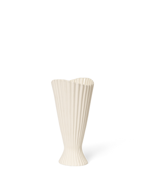 ferm LIVING Fountain Vase H20 cm – Off-White