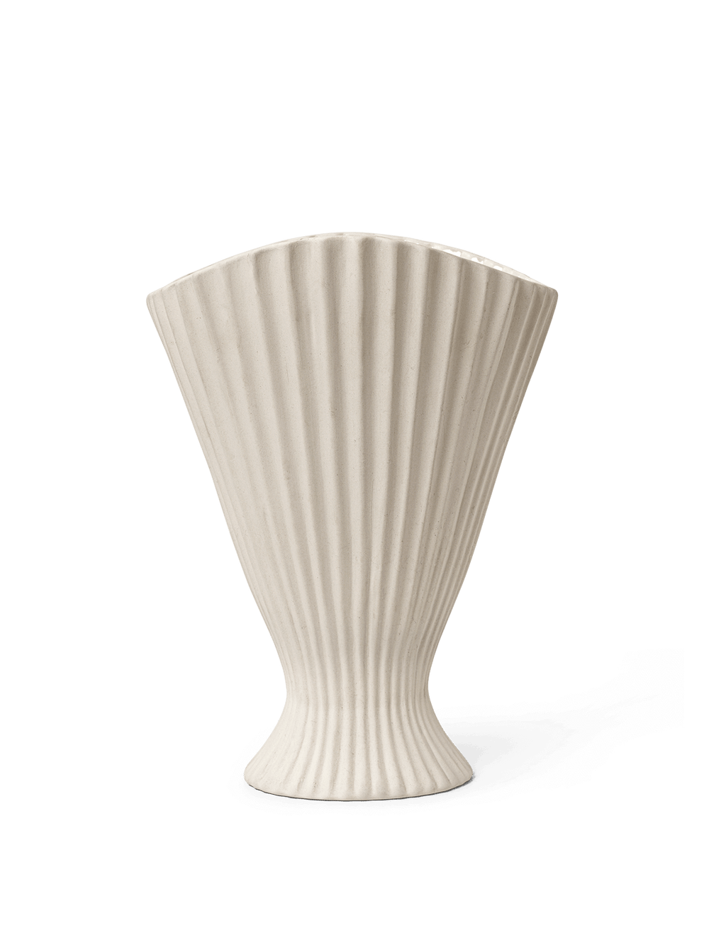 ferm LIVING Fountain Vase H30 cm – Off-White