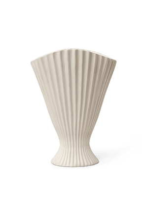 ferm LIVING Fountain Vase H30 cm – Off-White