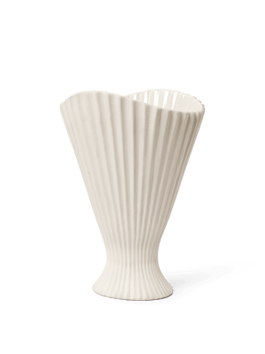 ferm LIVING Fountain Vase H30 cm – Off-White