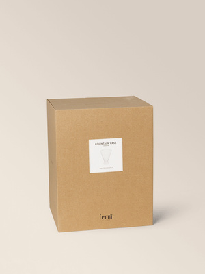ferm LIVING Fountain Vase H30 cm – Off-White