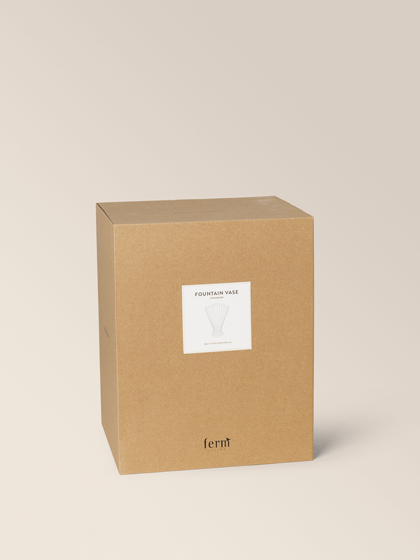 ferm LIVING Fountain Vase H30 cm – Off-White