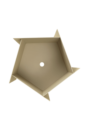 ferm LIVING Fragma Planter H39 cm – Cashmere