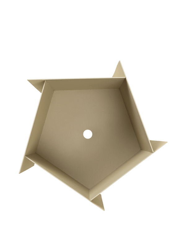 ferm LIVING Fragma Planter H39 cm – Cashmere