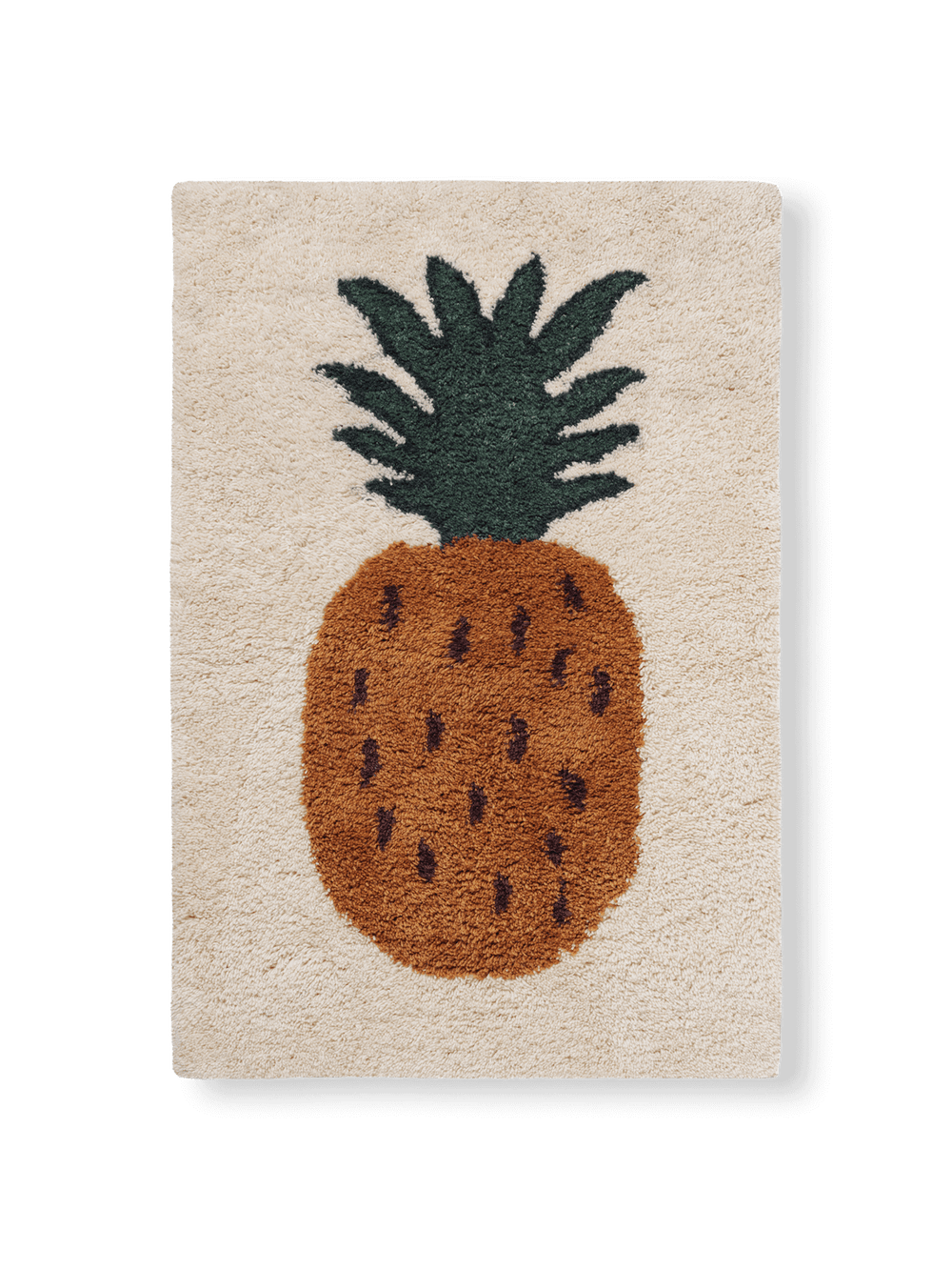 ferm LIVING Fruiticana Tufted Rug Large – Pineapple