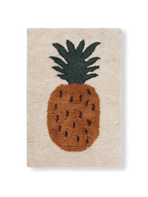 ferm LIVING Fruiticana Tufted Rug Large – Pineapple