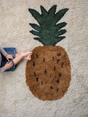 ferm LIVING Fruiticana Tufted Rug Large – Pineapple