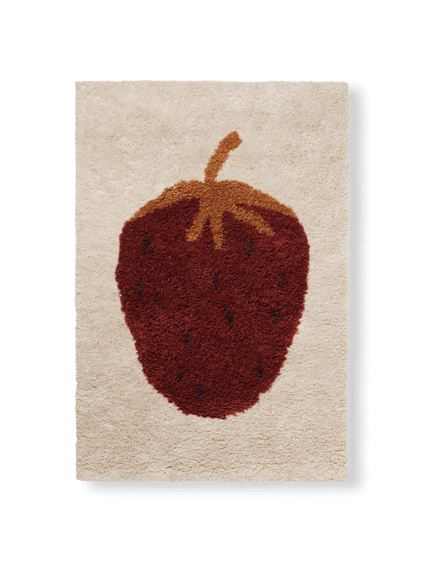ferm LIVING Fruiticana Tufted Rug Large – Strawberry