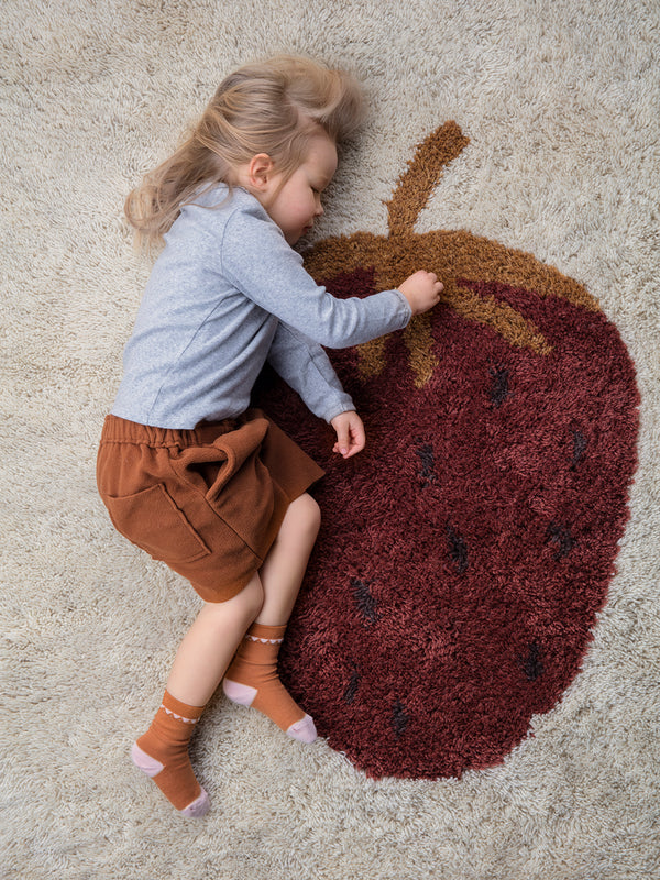 ferm LIVING Fruiticana Tufted Rug Large – Strawberry