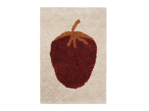 ferm LIVING Fruiticana Tufted Rug Large – Strawberry