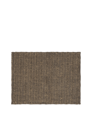 ferm LIVING Gather Placemats – Set of 4 – Black / Natural