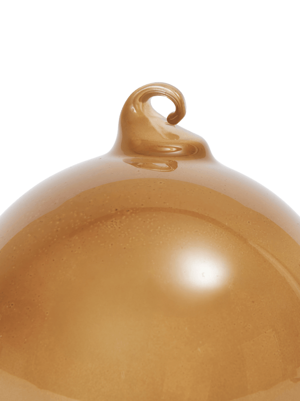 ferm LIVING Glass Baubles Medium – Set of 3 – Roseate Opaque