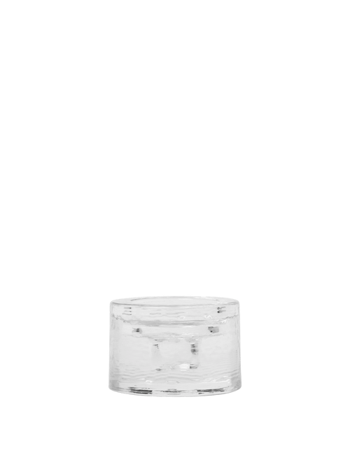 ferm LIVING Gradia Candle Holder Round – Clear