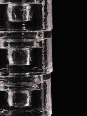 ferm LIVING Gradia Candle Holder Round – Clear
