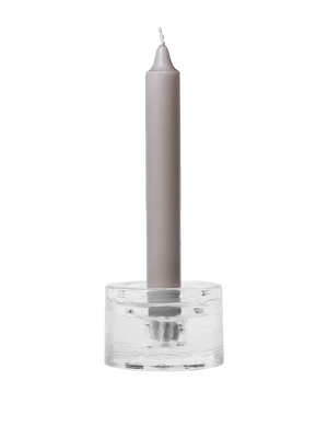ferm LIVING Gradia Candle Holder Round – Clear