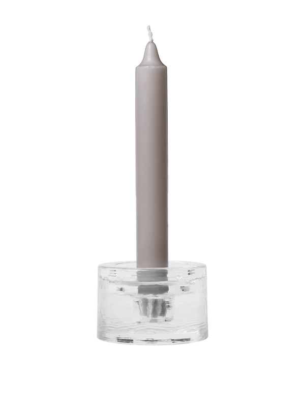 ferm LIVING Gradia Candle Holder Round – Clear