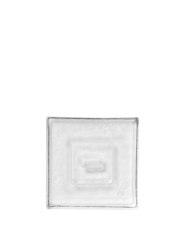 ferm LIVING Gradia Candle Holder Square – Clear