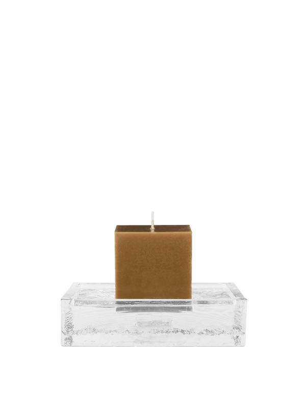 ferm LIVING Gradia Candle Holder Square – Clear