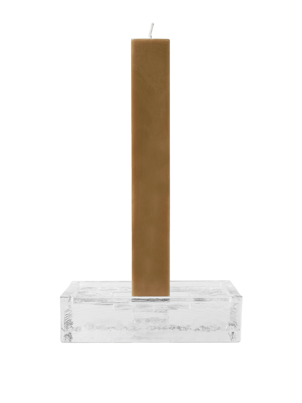 ferm LIVING Gradia Candle Holder Square – Clear